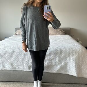 TNA crewneck sweater, dark grey, size small